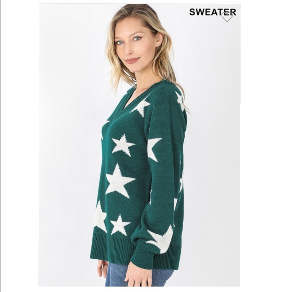 ๐บ2/$35 sale star print sweater - Picture 4 of 7